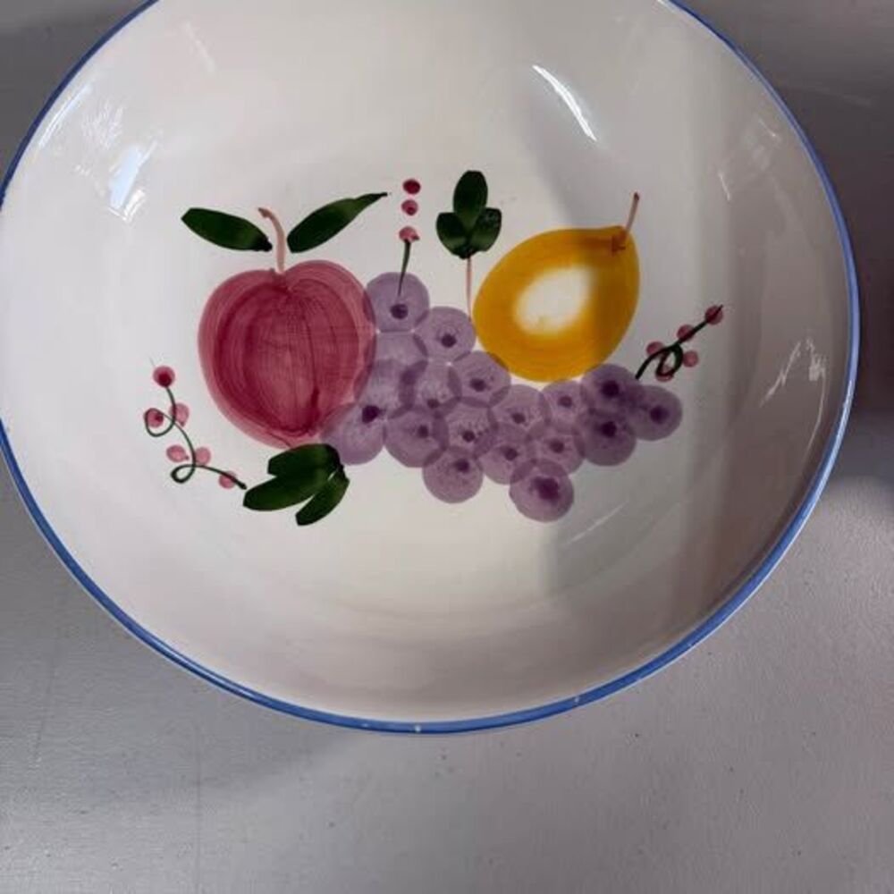 Fruit Design Ceramic Serving Bowl – 12 Inches